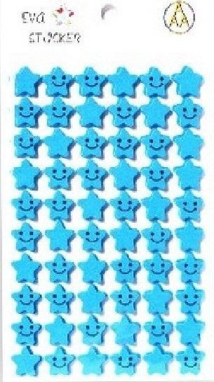 Stiker Gwiazdka piankowy niebieski