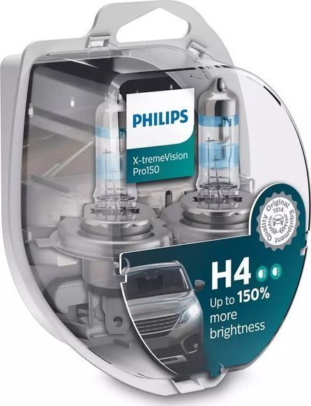 Philips Philips H4 X-treme Vision Pro 150% duo 2szt/kpl uniwersalny