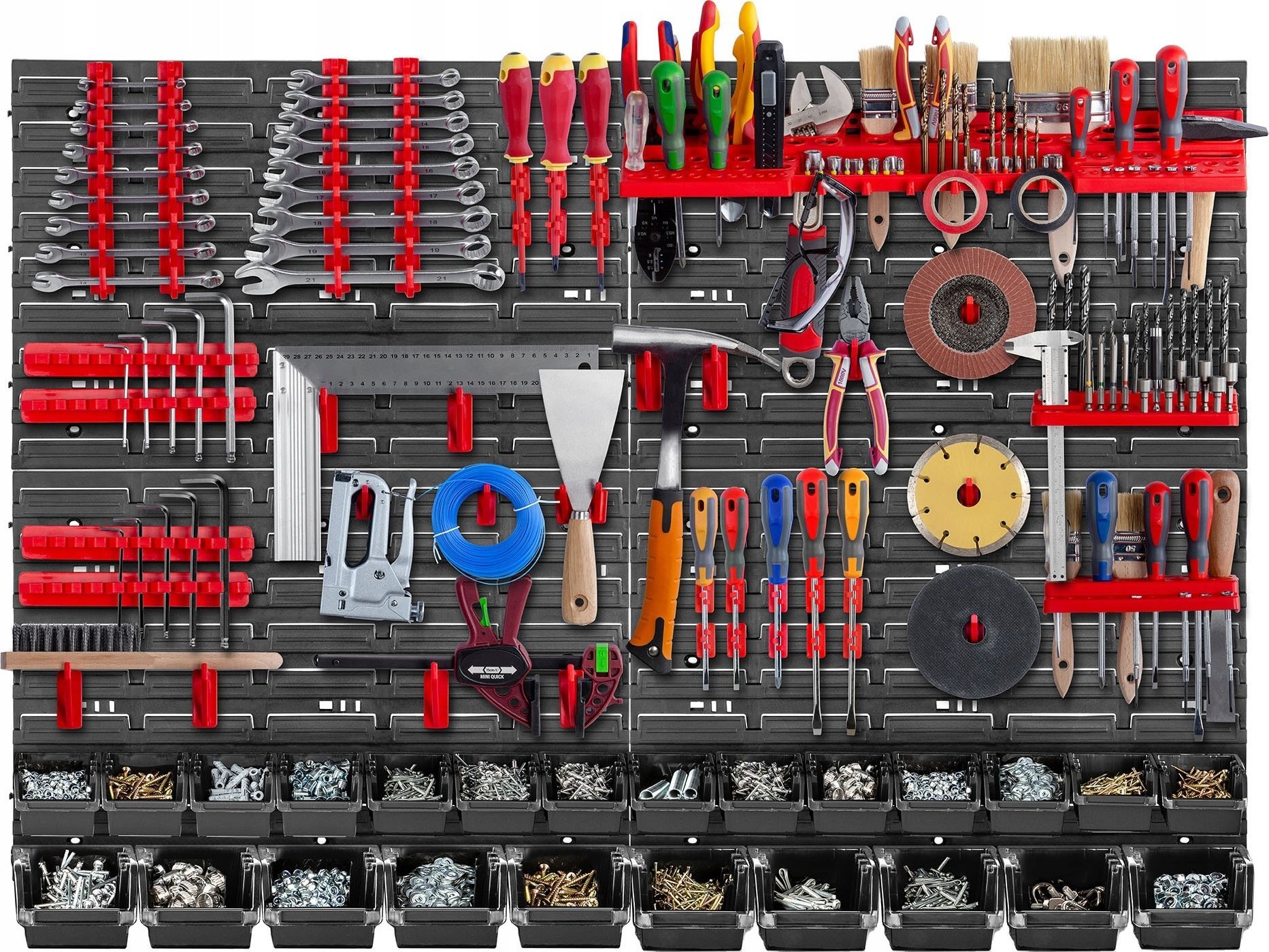 Kadax KADAX Tablica Narzędziowa Ścianka 116x78cm 67 el