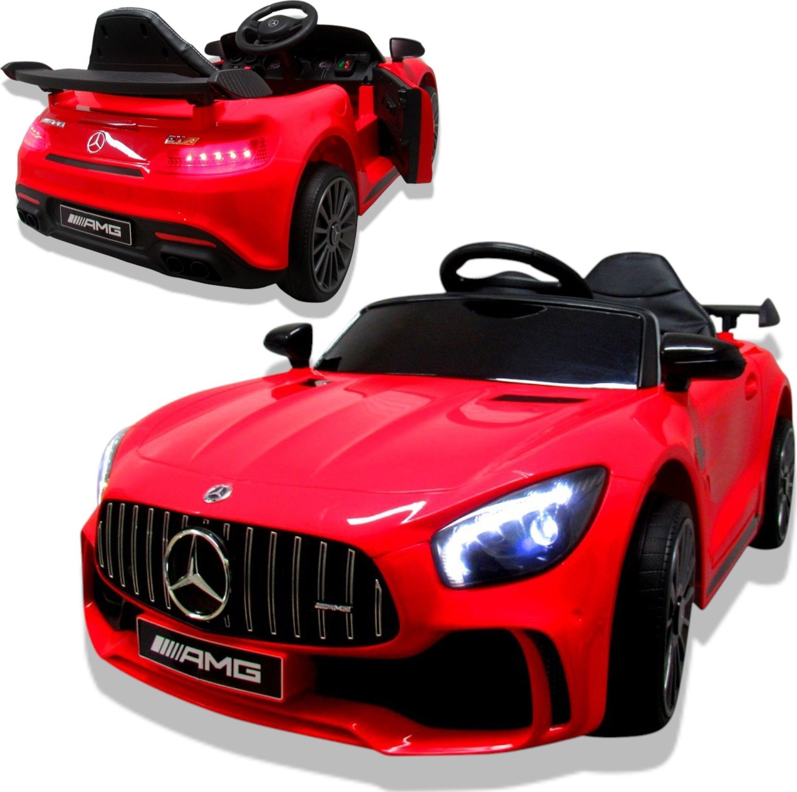 Auto na akumulator dla dzieci Mercedes GTR Czerwony