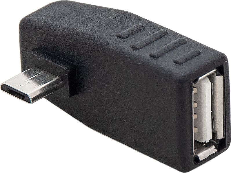 Adapter USB Blow microUSB - USB Czarny (75-879#)