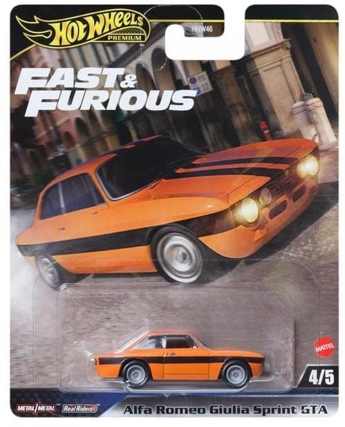 Hot Wheels Premium Szybcy i wściekli JBM04