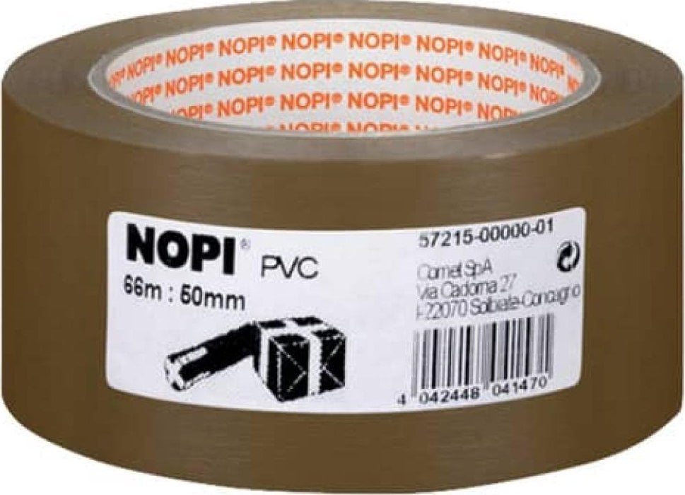 Tesa tesa NOPI Pack PVC geprägt 66m 50mm braun