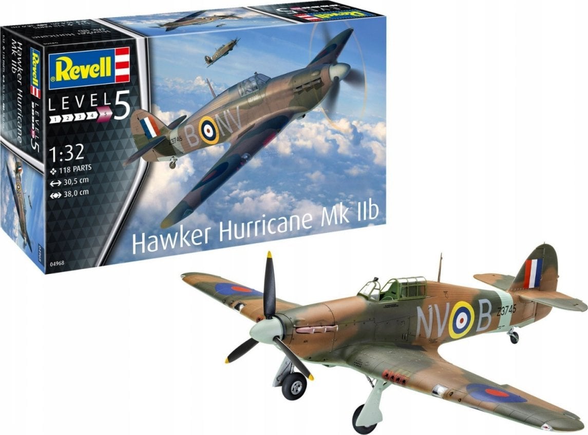 Revell Model plastikowy Samolot Hawker Hurricane MK IIB 1/32
