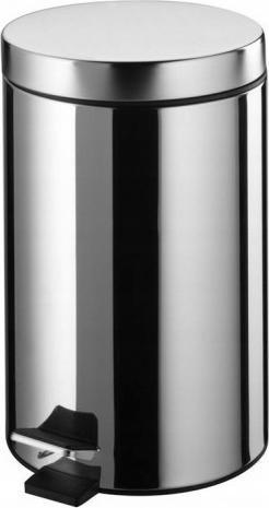 Kosz na śmieci Bisk Kosz na śmieci z pedałem Basic 3l chrom