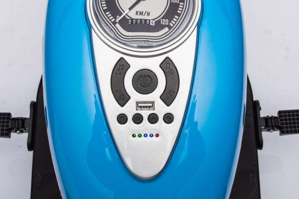 LeanToys Motor Na Akumulator Trójkołowy LL6688 Niebieski 24V