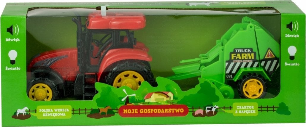 Teka Traktor z maszynami polski moduł dĽwiękowy