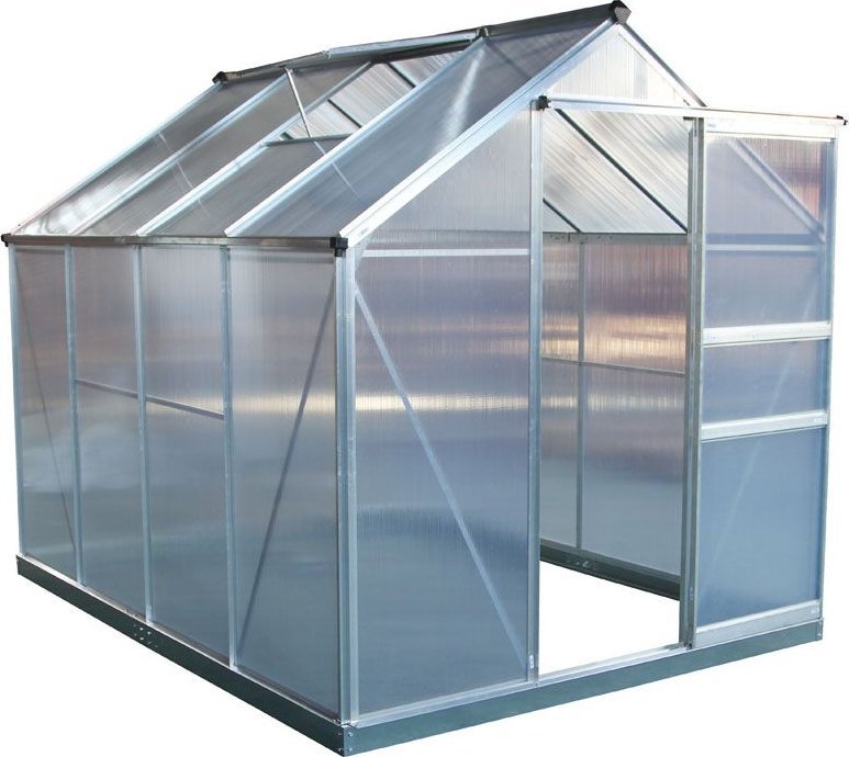 Westmann Westmann Szklarnia aluminiowa Flora 68 Srebro 252x192x201cm