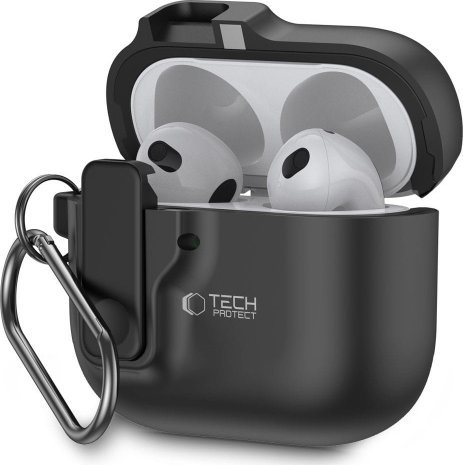 Tech-Protect TECH-PROTECT SLIM HOOK APPLE AIRPODS 4 BLACK