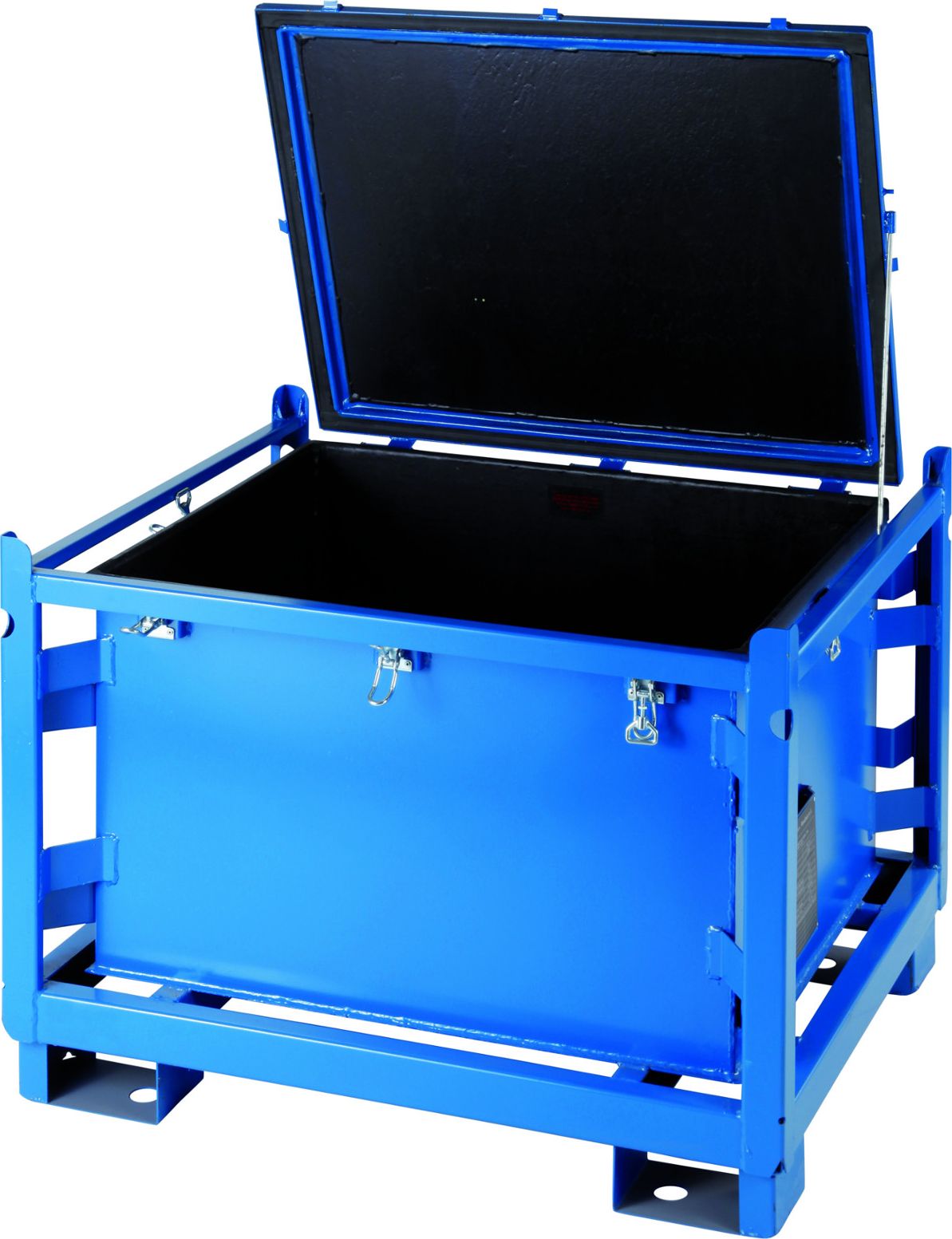 Meva Metalowy atestowany kontener kwasoodporny skrzynia na akumulatory 120x100x91cm 500L Metalowy atestowany kontener kwasoodporny na akumulatory 120x