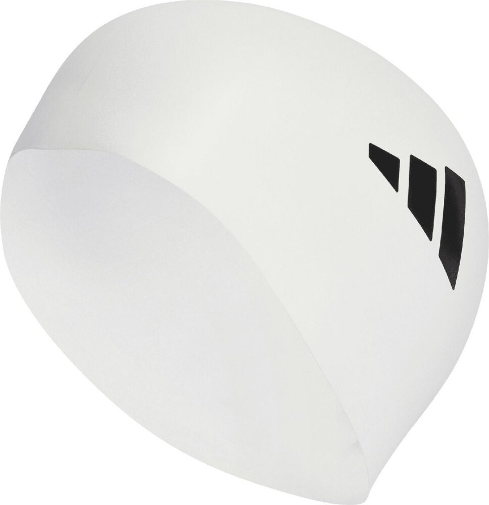 Adidas Czepek pływacki adidas 3-Stripes biały IU1902