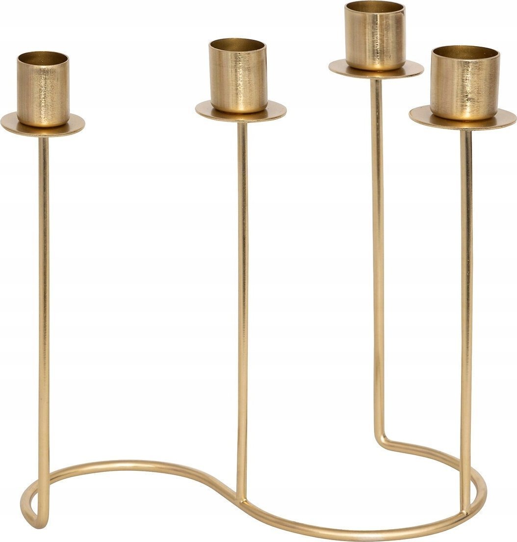 Atmosphera Świecznik złoty MARGY