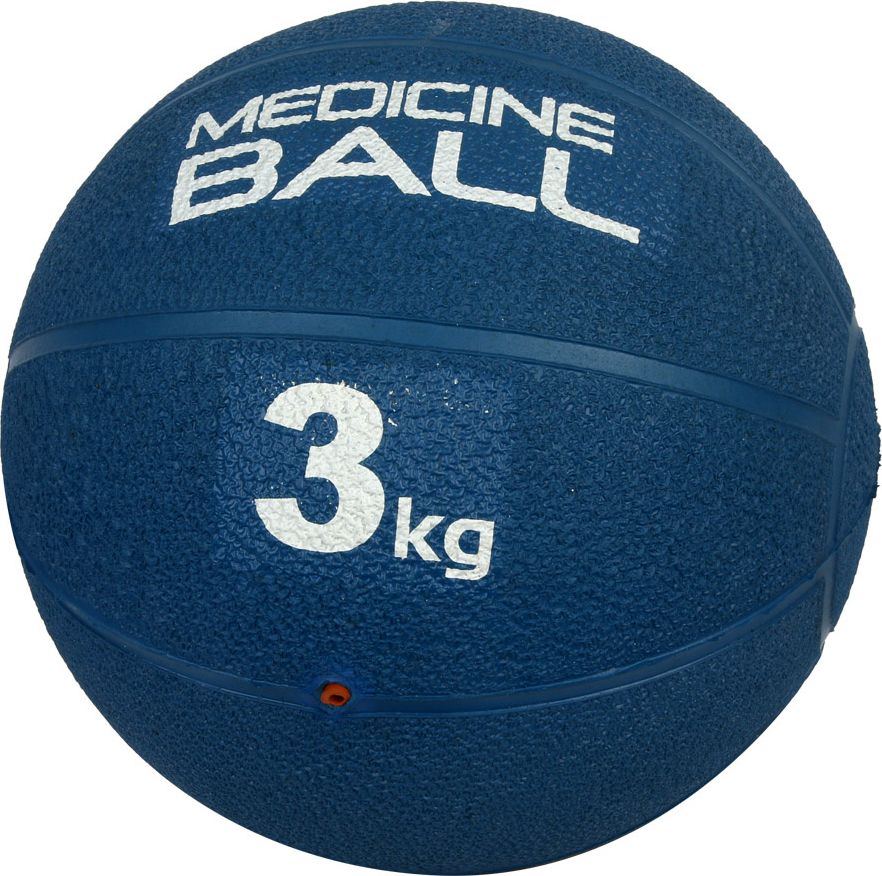 Maxwel Piłka lekarska gumowa 3 kg 1011714 niebieski