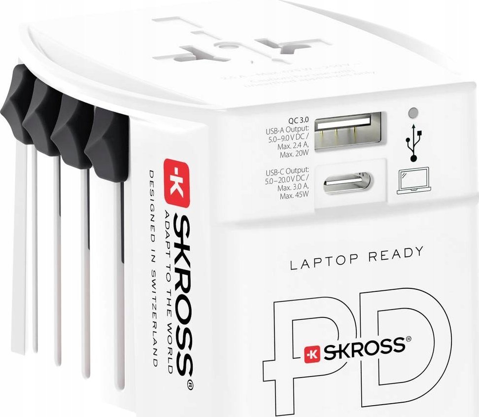 Skross Skross MUV USB AC45PD + kabel USB-C