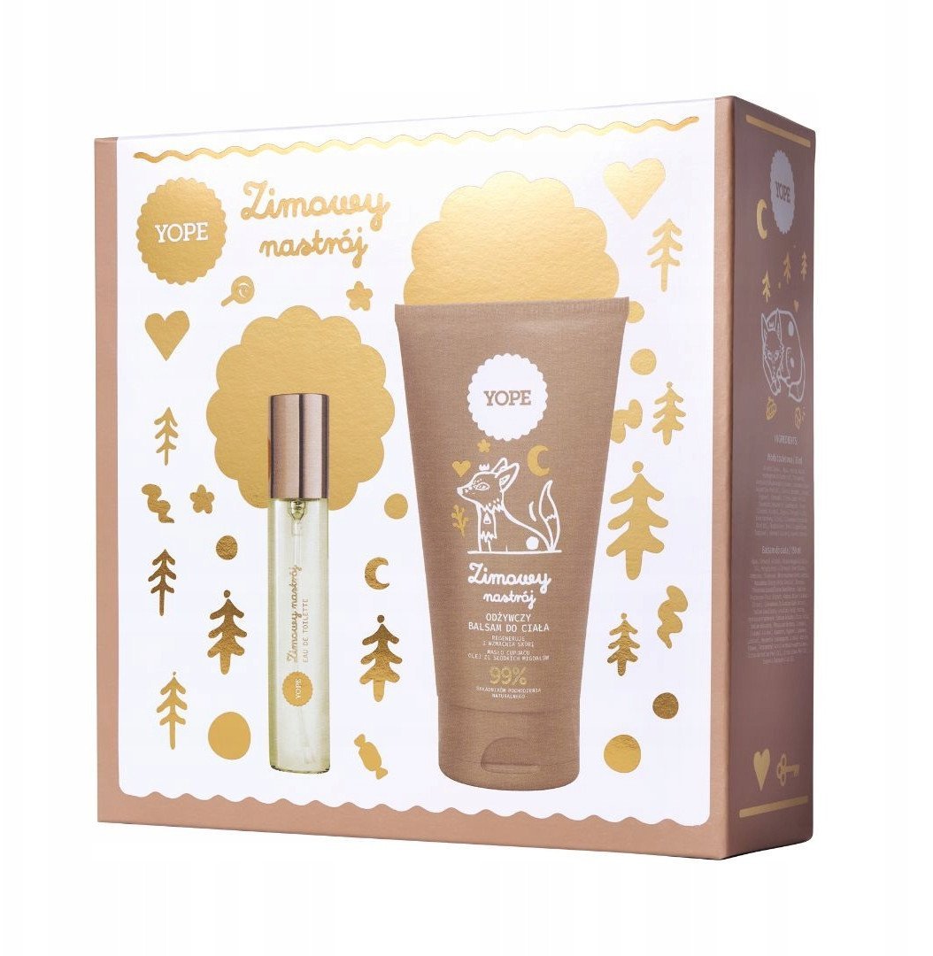 YOPE_SET Zimowy Nastrój balsam do ciała 150ml + EDT spray 33ml