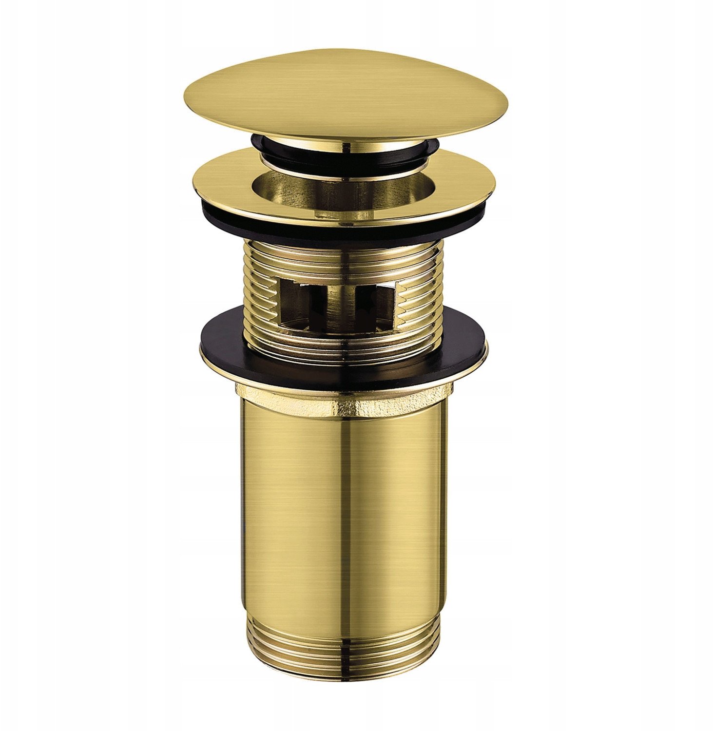 Basin waste valve Omnires A706BSB, brushed brass color