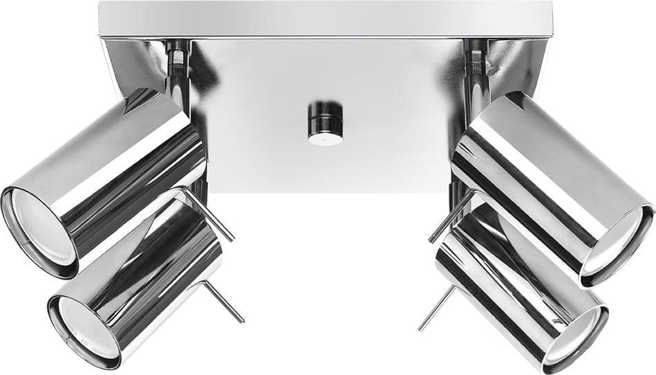 Lampa sufitowa Sollux WNĘTRZARSKIE Plafon RING 4 chrom