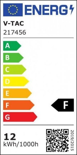 V-TAC Żarówka LED V-TAC 12W Filament E27 Kula Glob G125 Bursztyn VT-2153 2200K 1350lm