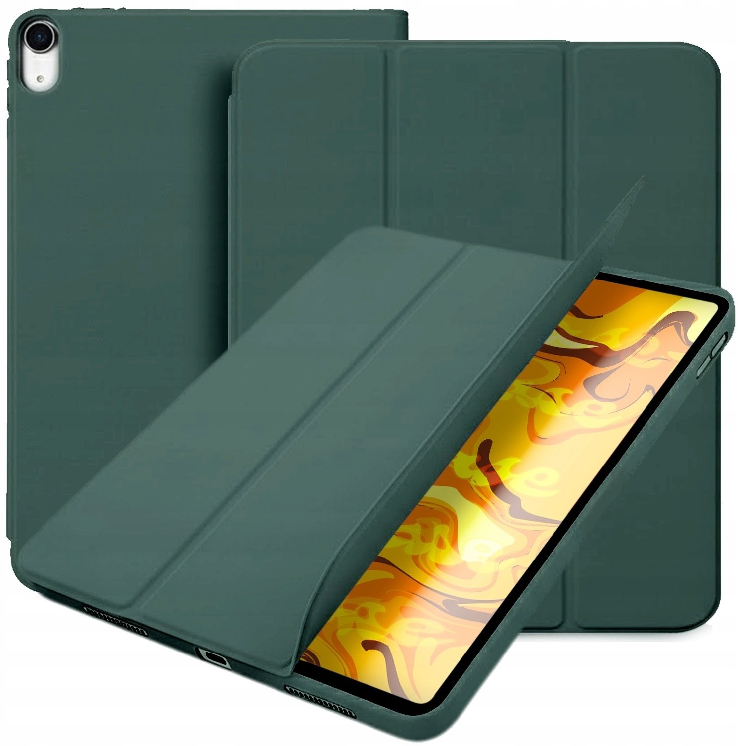 Etui na tablet Usams Etui z Klapką Do Apple iPad Air 4 2020 / 5 2022 10.9" / 6 2024 11" Zielony