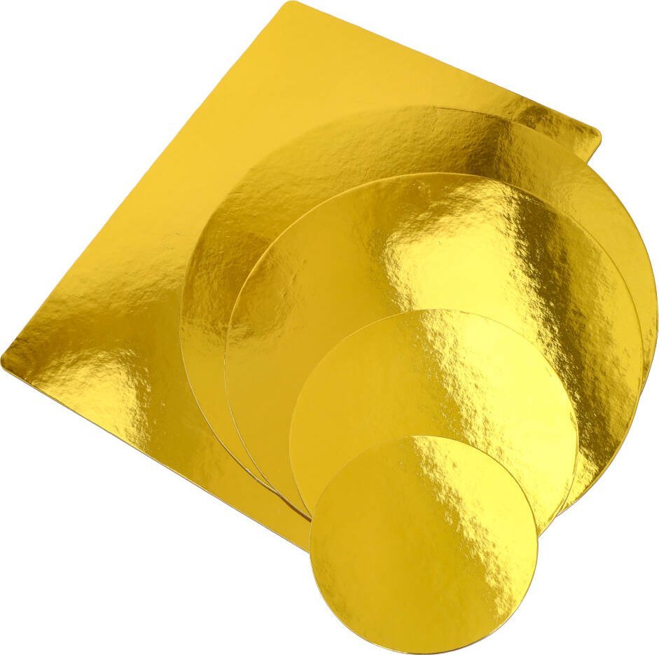 Podkład pod TORT ZŁOTY 20cm podkładka na CIASTO dekoracyjne na ŚLUB WESELE