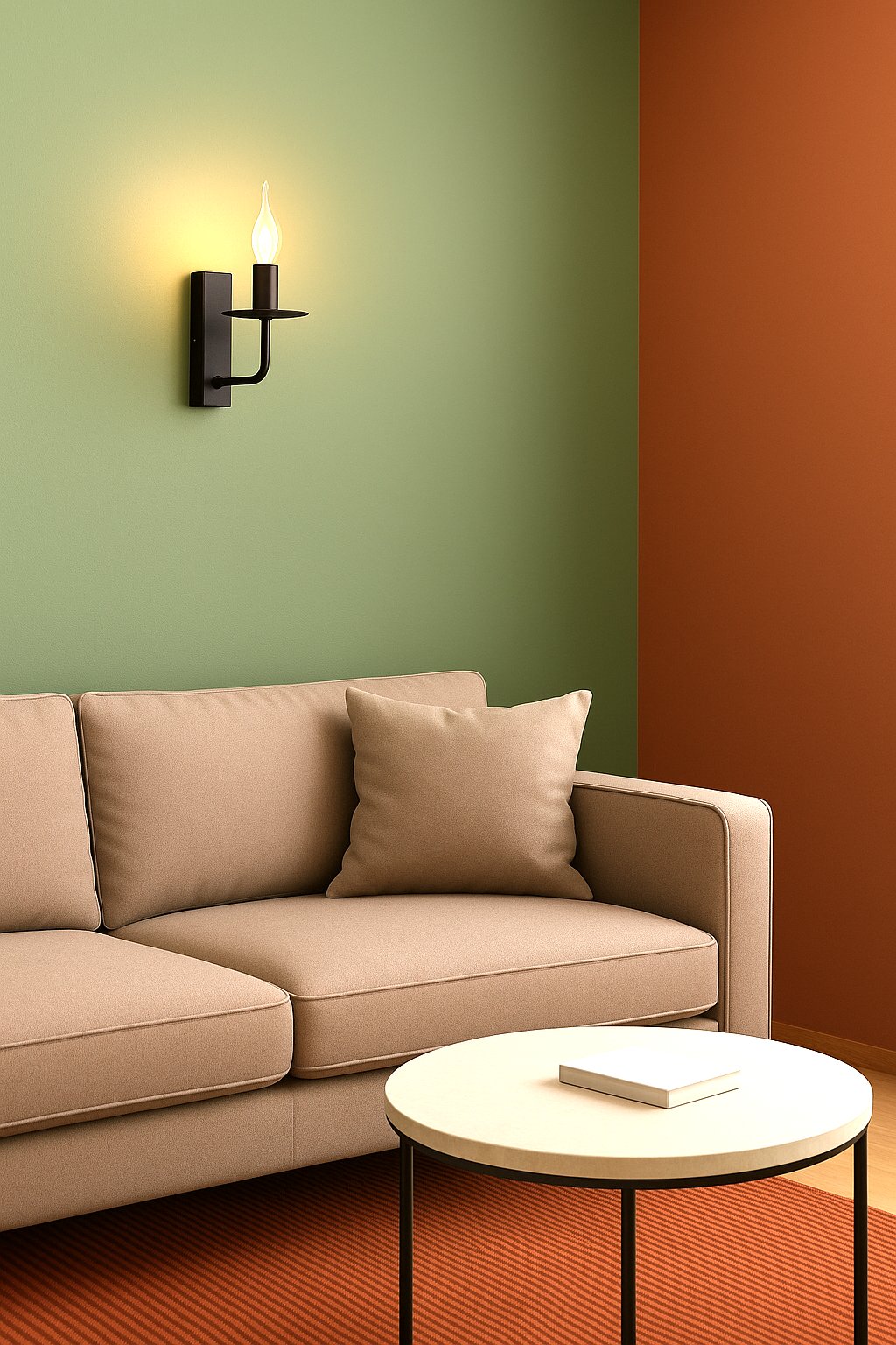 Kinkiet ścienny czarny z talerzykiem minimalistyczny design i elegancja w jednym