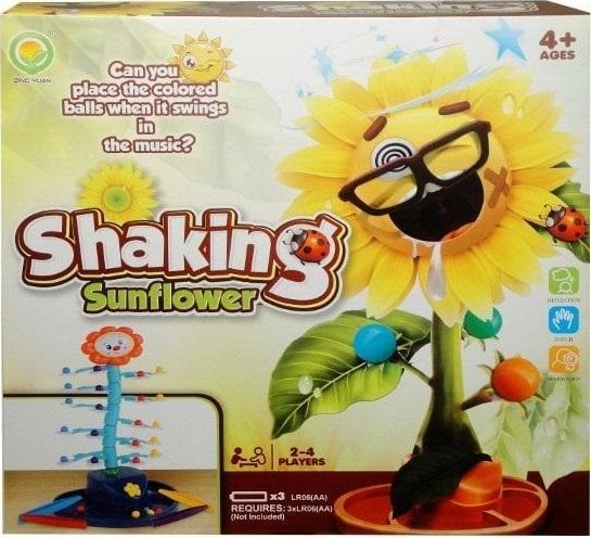 Gra zręcznościowa chwiejący się słonecznik z kulka
