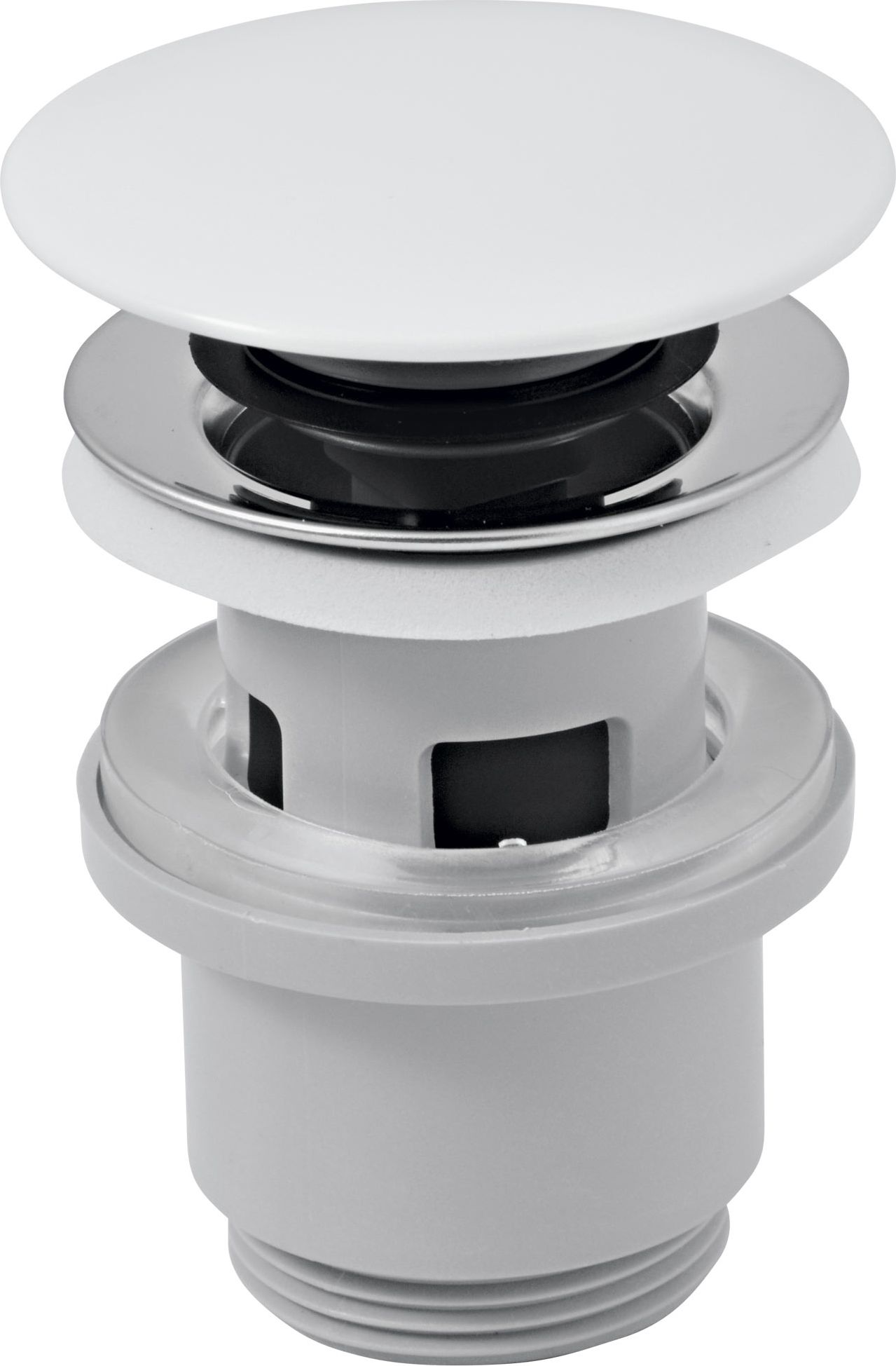 Ferro Korek automatyczny klik-klak 5/4" duży biały (S288PPC)