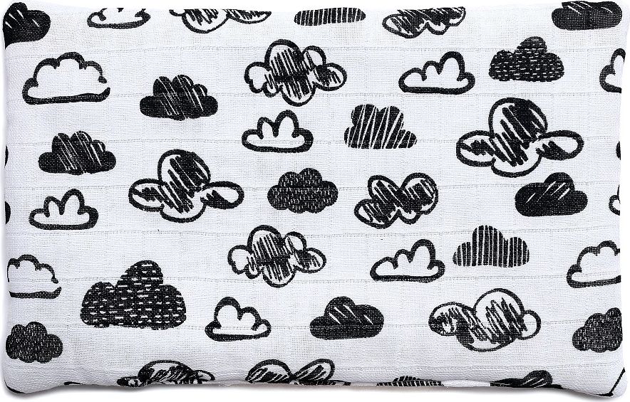 Pulp Pulp, Poduszeczka z bawełny, Chmurki, 22 x 32 cm