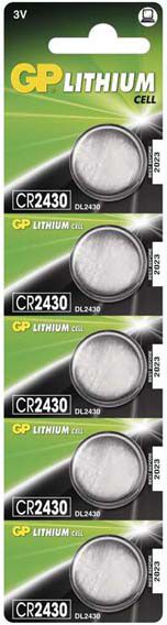 GP Bateria mini CR2430 300mAh 5 szt.