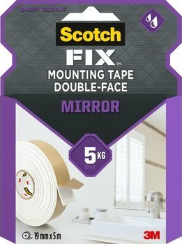 3M 3M Scotch Taśma Montażowa Mirror Dwustronna Do Luster i Łazienki 5m...