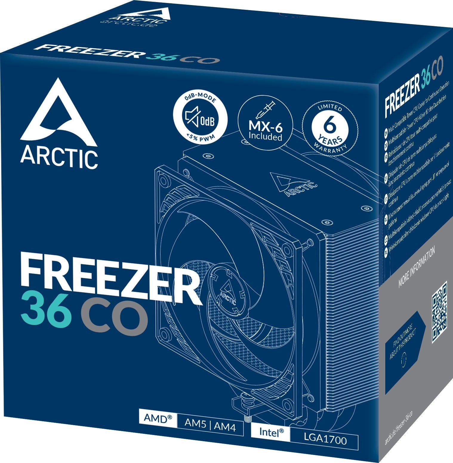 Chłodzenie CPU Arctic Chłodzenie CPU Arctic Freezer 36 CO (ACFRE00122A) + Butelka Termiczna