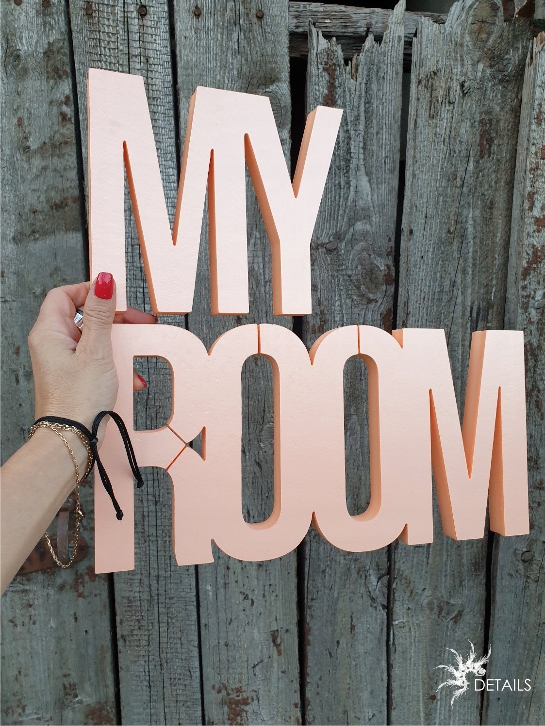 details ozdoby na sciane 3d MY ROOM dekoracja ozdoba