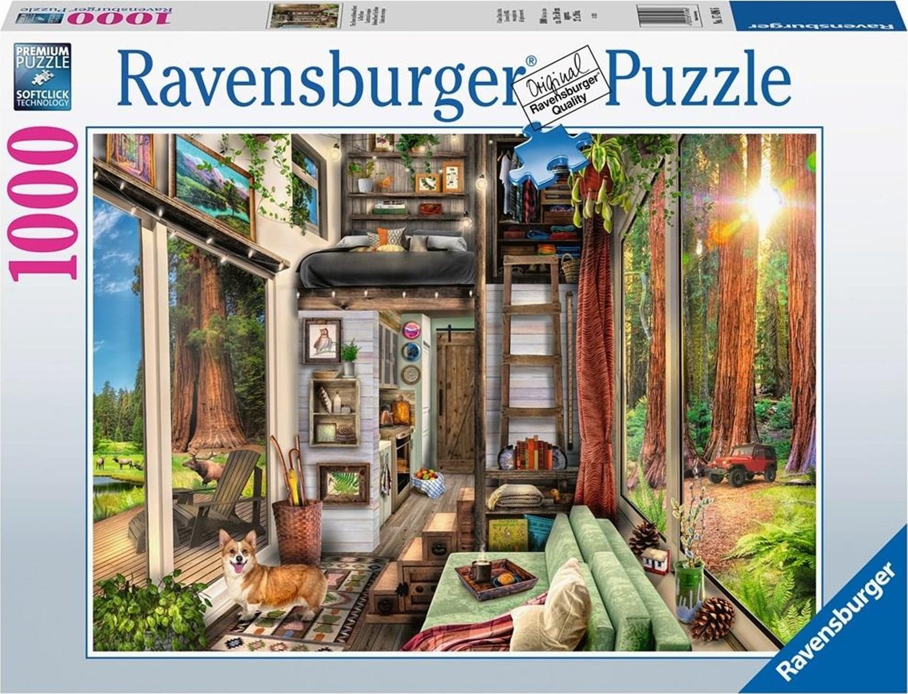 Ravensburger Puzzle Domek w lesie 1000 elementów