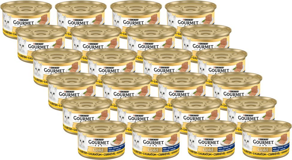 Purina Purina Gourmet Gold mus z kurczakiem 24x85g