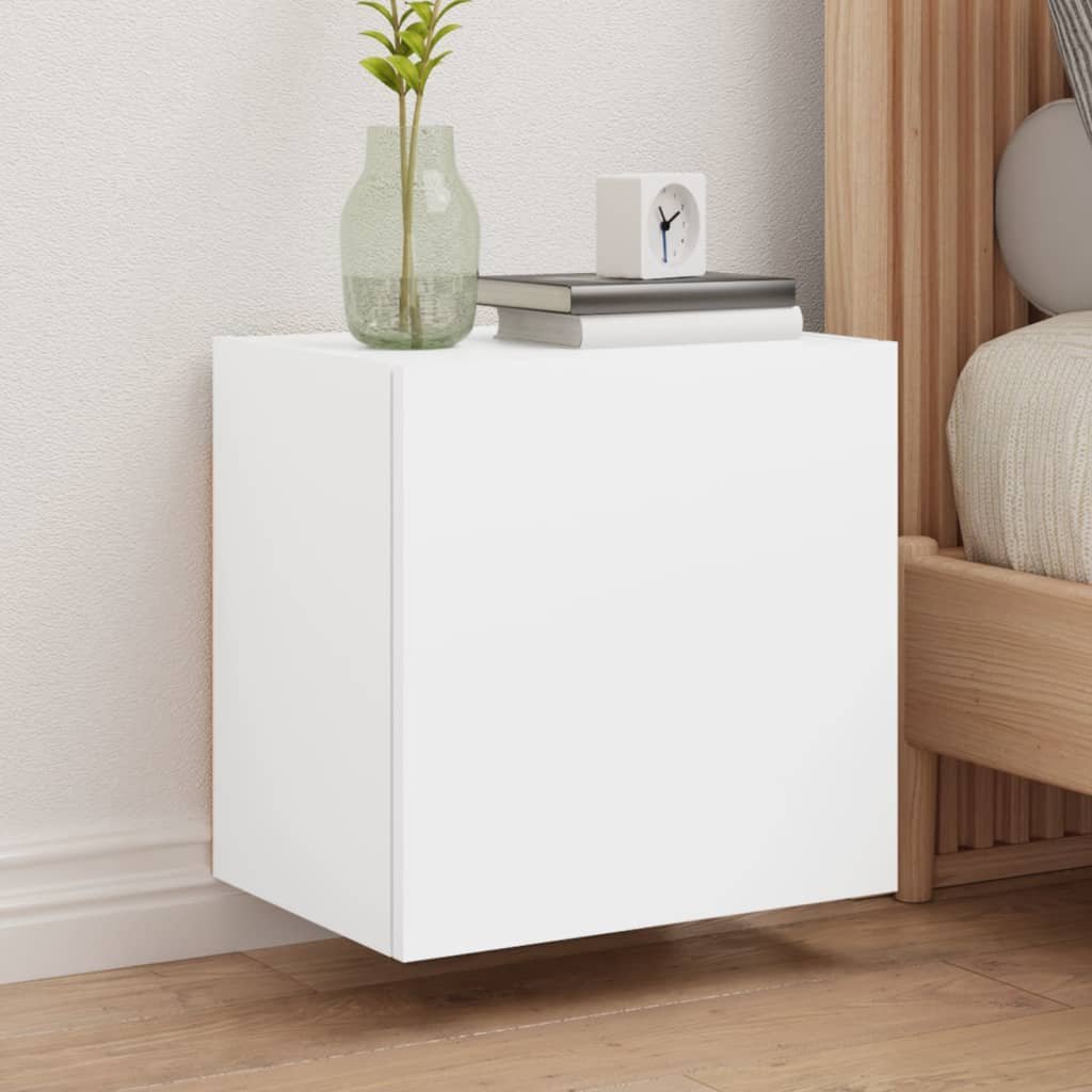 vidaXL Ścienne szafki TV, 2 szt., białe, 40,5x30x40 cm