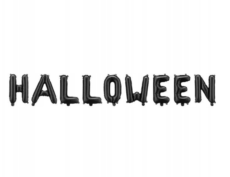 Sort Halloween balloner