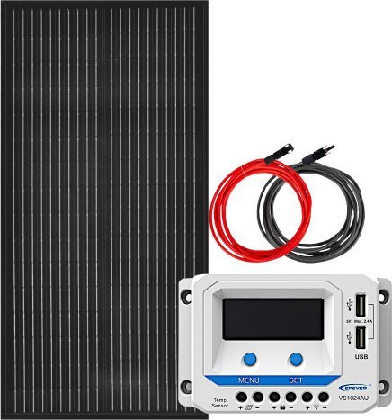 Ładowarka solarna . Zestaw solarny 55W 5A