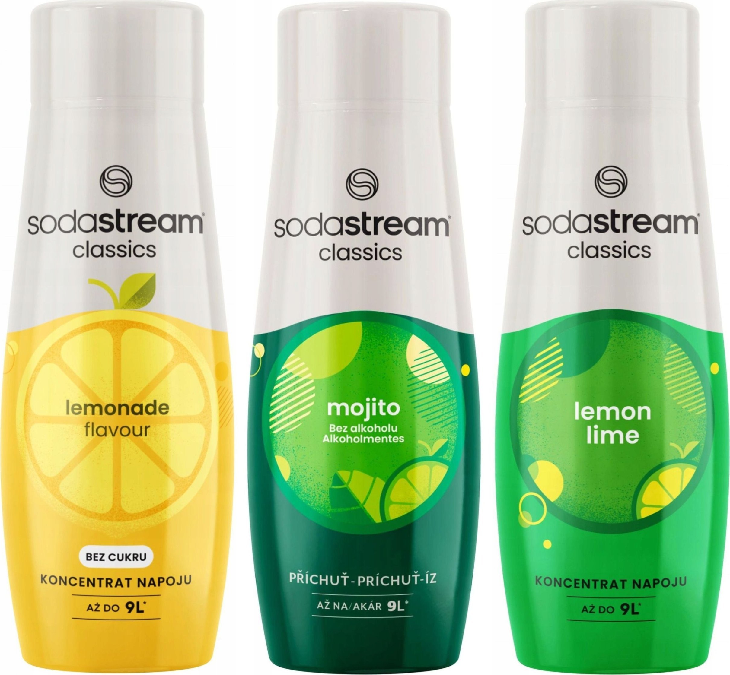 Syrop do saturatora SodaStream Lemonade + Lemon Lime + Mojito