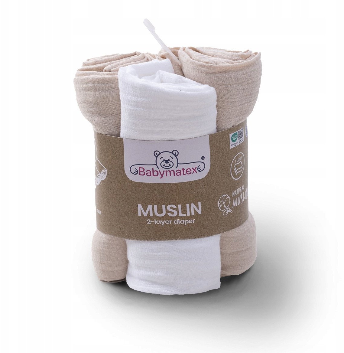 Pielucha MUSLIN 3 pak, roz. 70x80