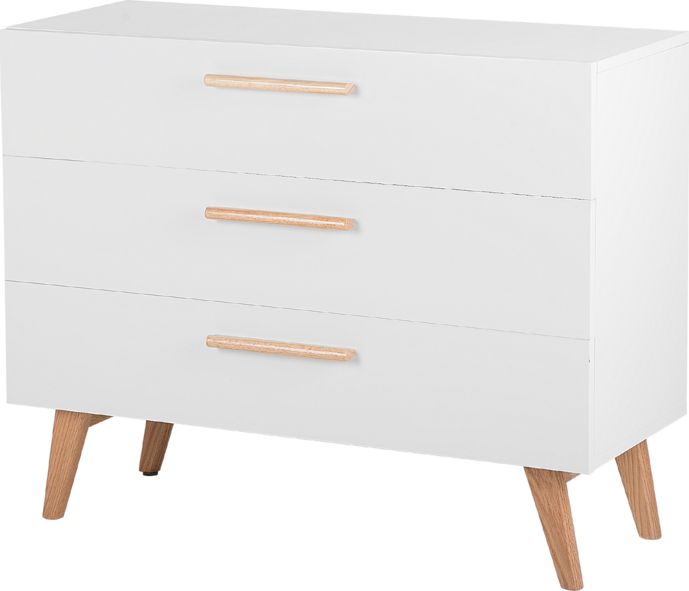 Beliani Komoda biała SALEM