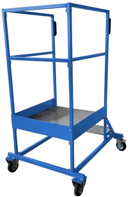 Stalowy podest roboczy jezdny 1 stopień i platforma (stanndardowy)