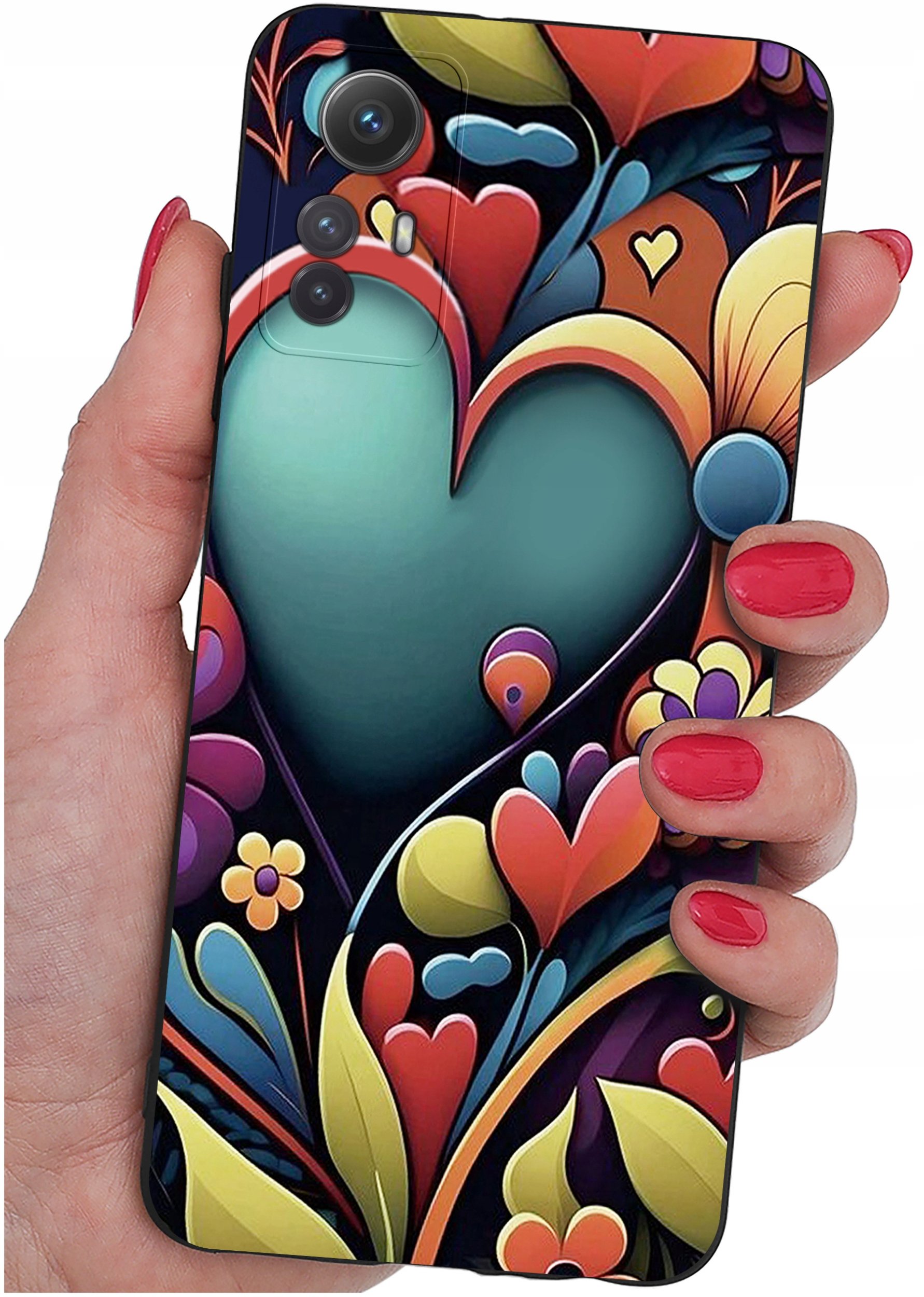 ETUI do Xiaomi Redmi Note 12S | WZORY | SILIKONOWE MATT CASE + SZKŁO 9H