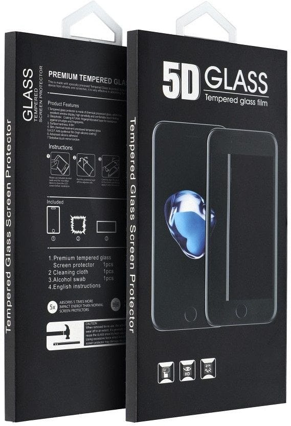 5D Full Glue Tempered Glass - do iPhone 13 Pro Max / 14 Plus (MATTE) czarny