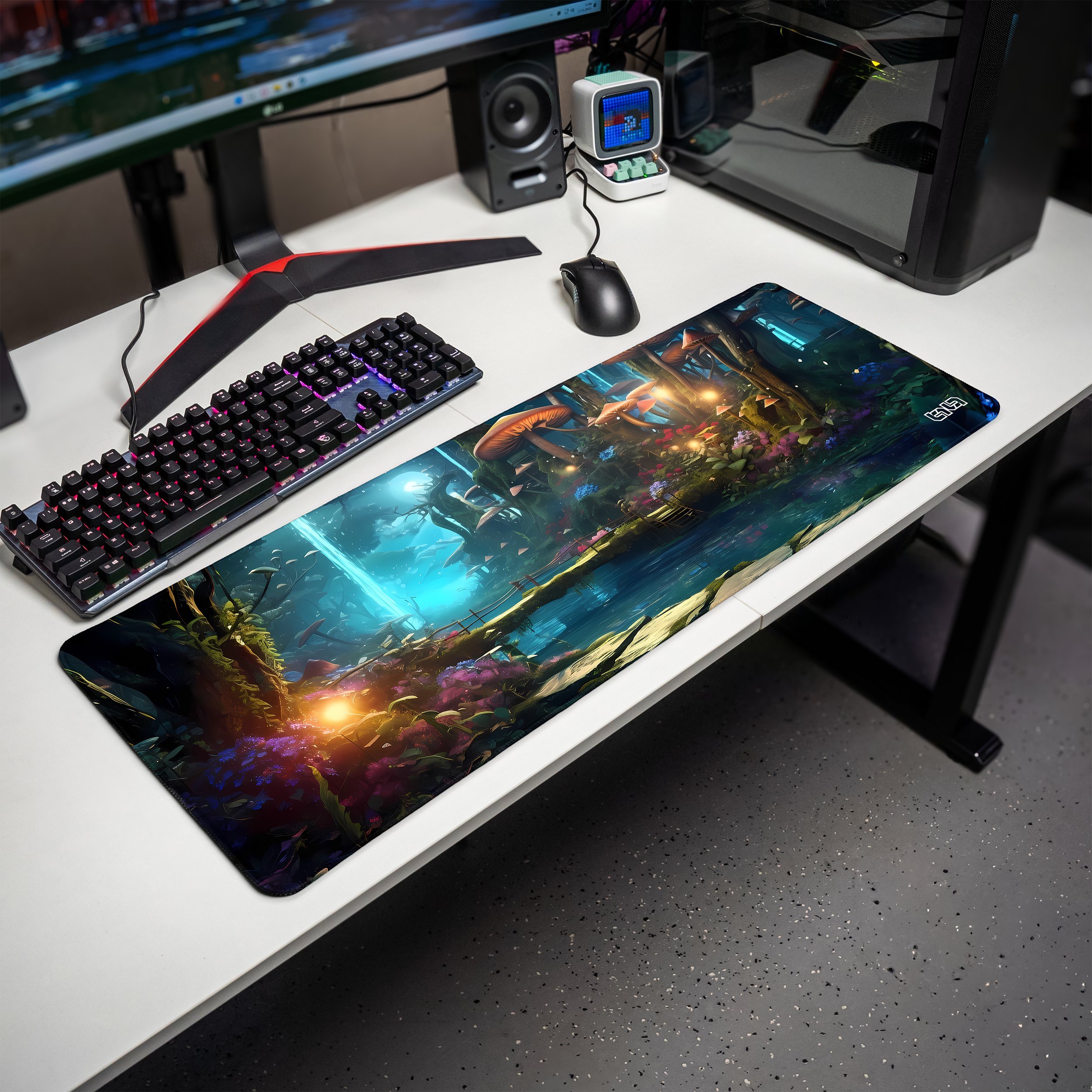 Podkładka Tilt PODKŁADKA POD MYSZ MYSZKĘ Tajemniczy Las 80x30 TILT Dla gracza Prezent