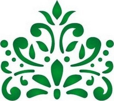 Szablon zmywalny ornament 12x15cm