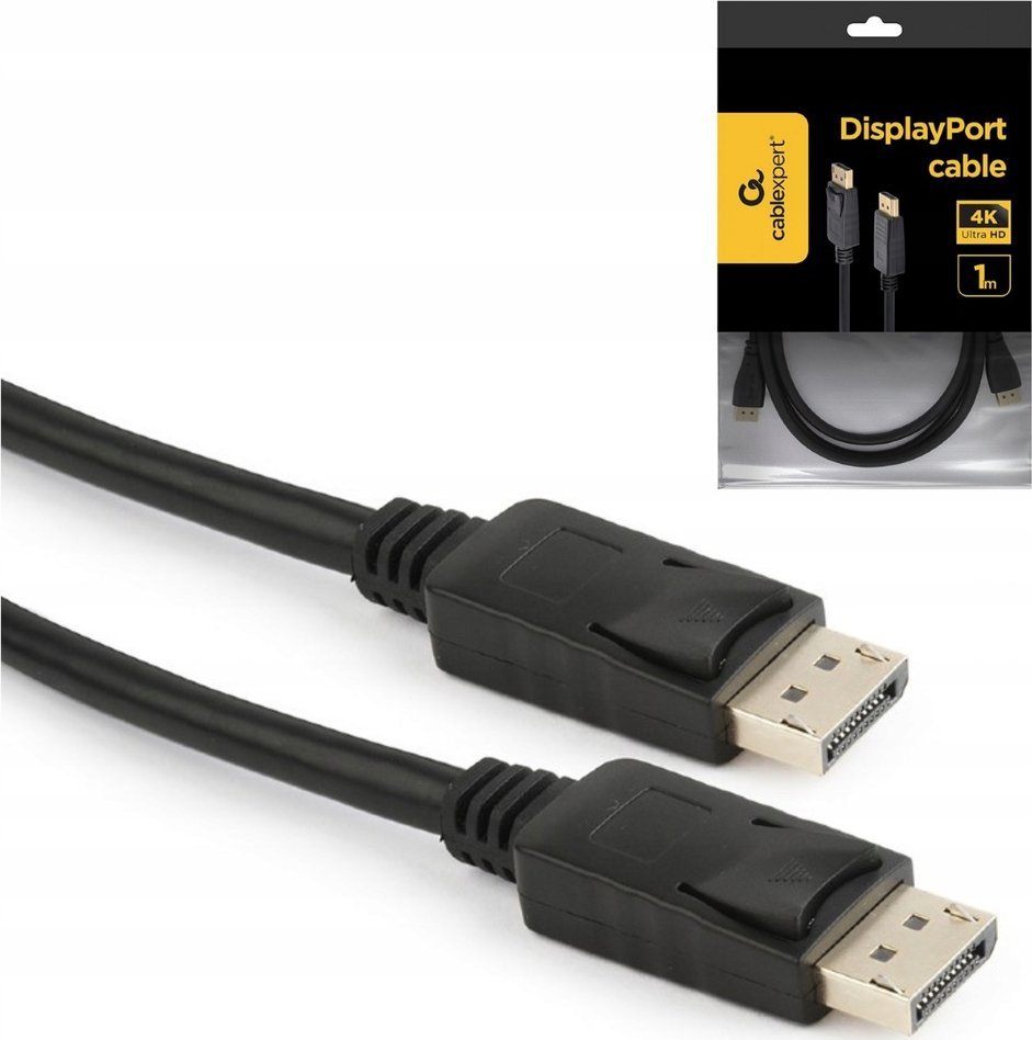 Kabel Gembird Gembird 1m DisplayPort v 1.2 M/M kabel 1 m Czarny
