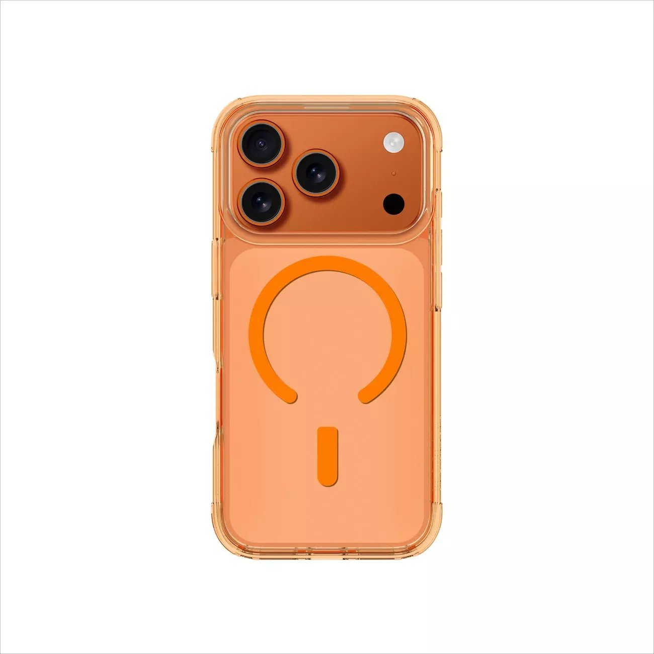 Amazingthing Minimal Mag Drop Proof Case 3 Lens iPhone 17 Pro Max Titan Orange