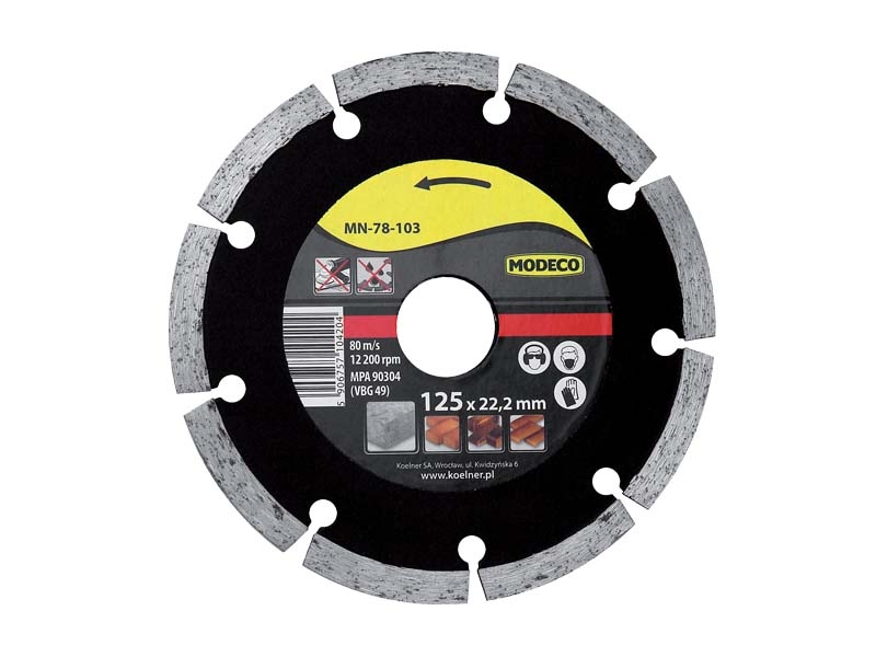 Modeco Ściernica diamentowa segmentowa SATURM 115mm - MN-78-102