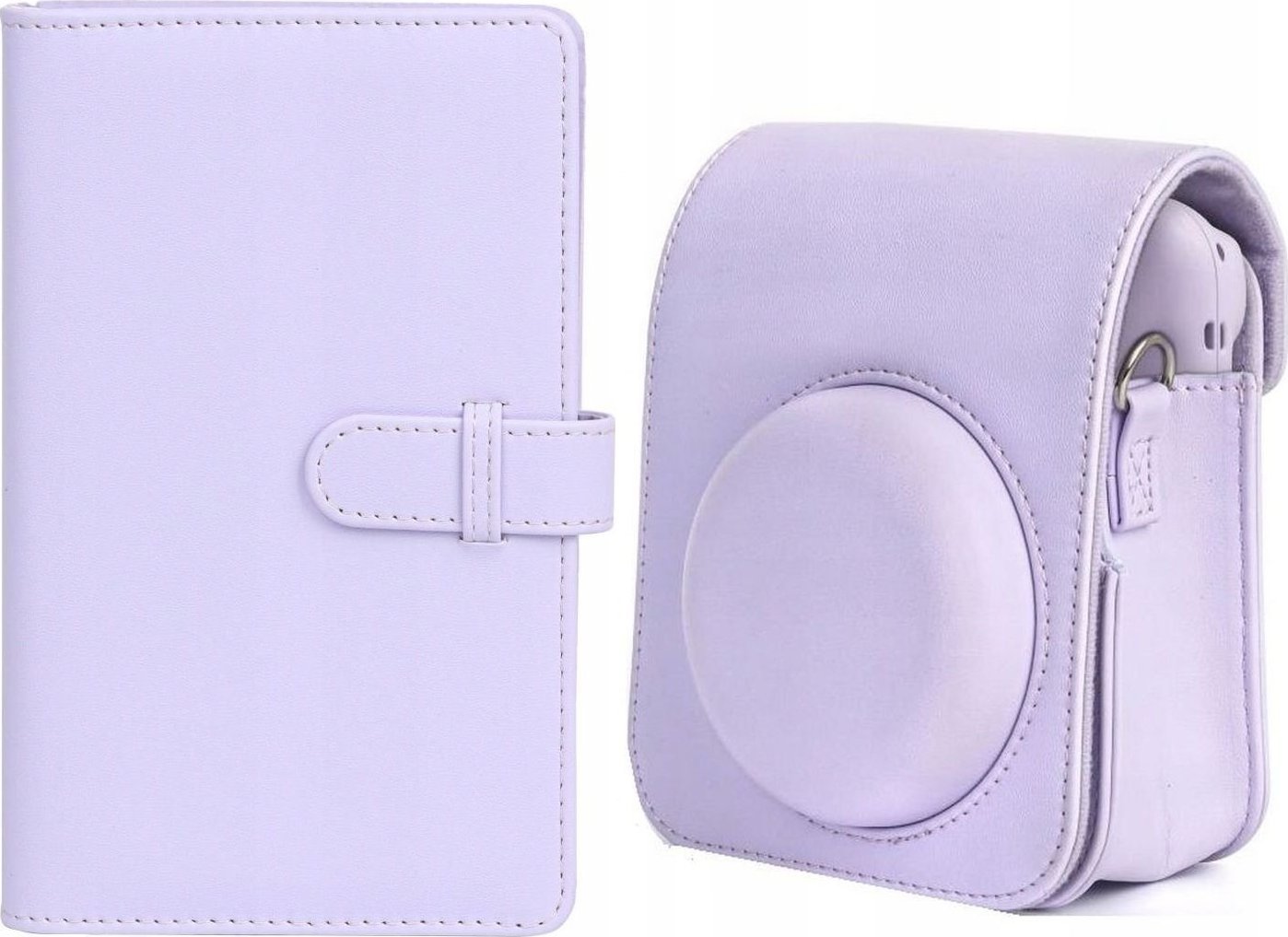Pokrowiec LoveInstant Futerał Etui Do Fuji Instax Mini 12 + Album 108x / Fioletowy