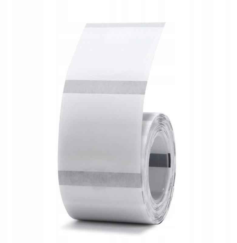 .NIIMBOT Etykiety Naklejki 31mm OKRĄGŁE TRANSPARENT 210szt do B21/B3S/B1